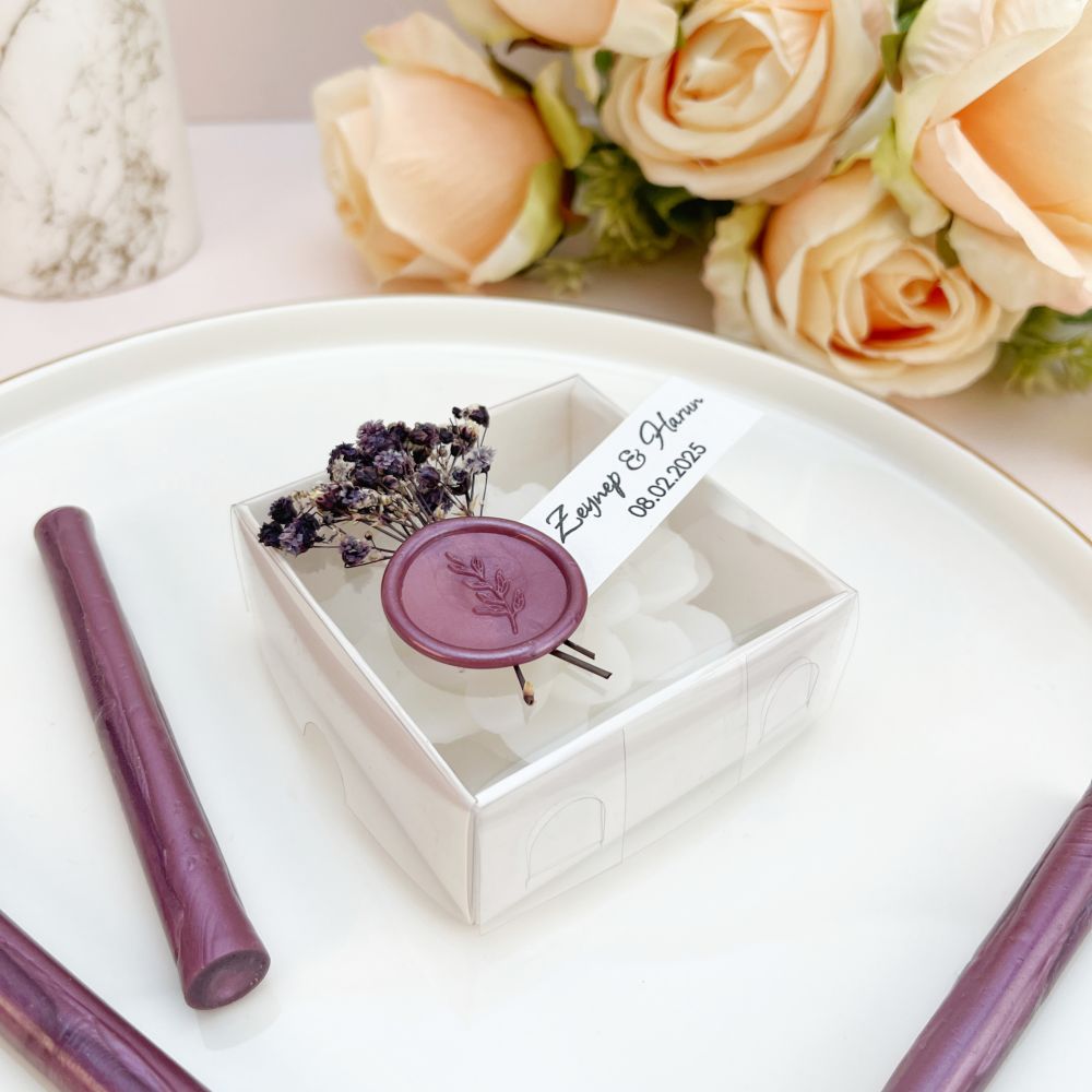 Lotus Mum Hediyelik, Ametist Mühür Süslemeli