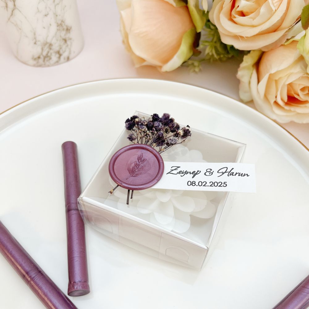 Lotus Mum Hediyelik, Ametist Mühür Süslemeli