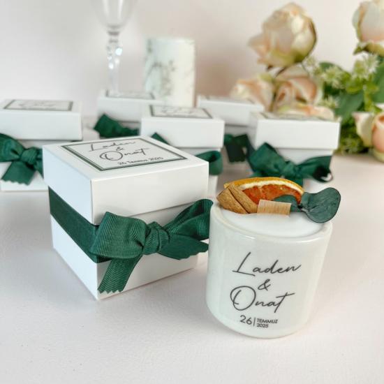 Söz, Nişan ve Nikah Hediyelik Mum Modelleri